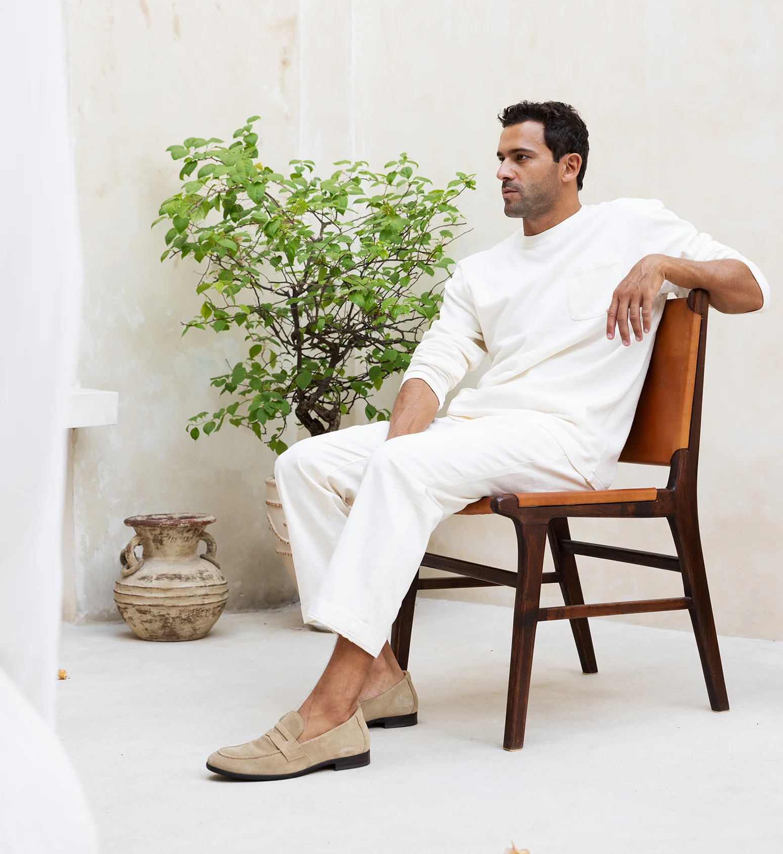 Electrum 2 Sand Suede Loafers