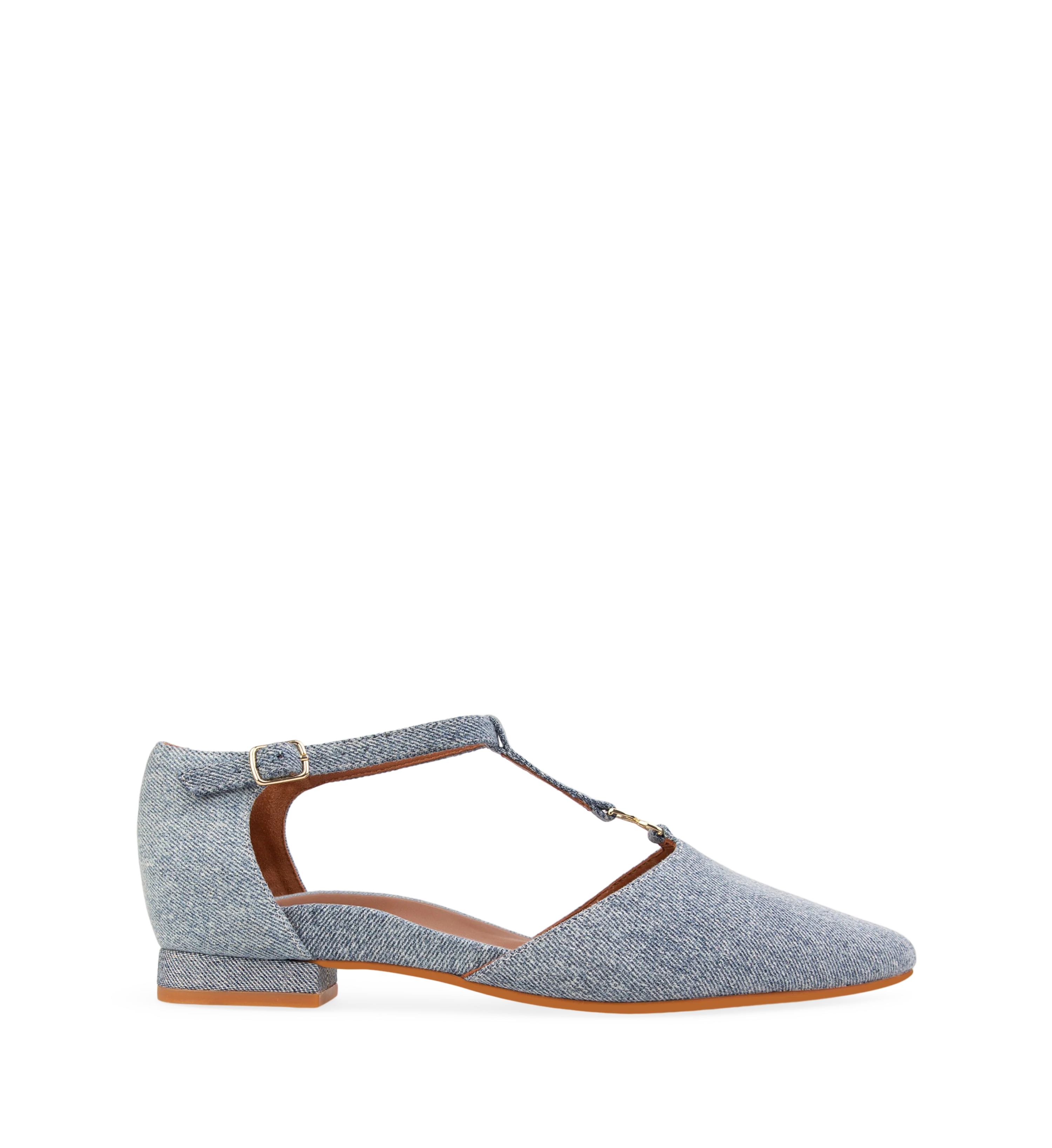 Avocet Denim Fabric Flats