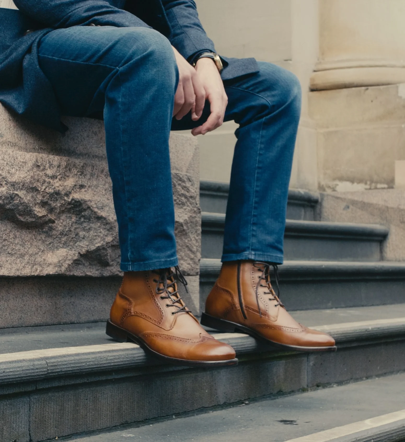 Manganese 2 Tan Leather Boots