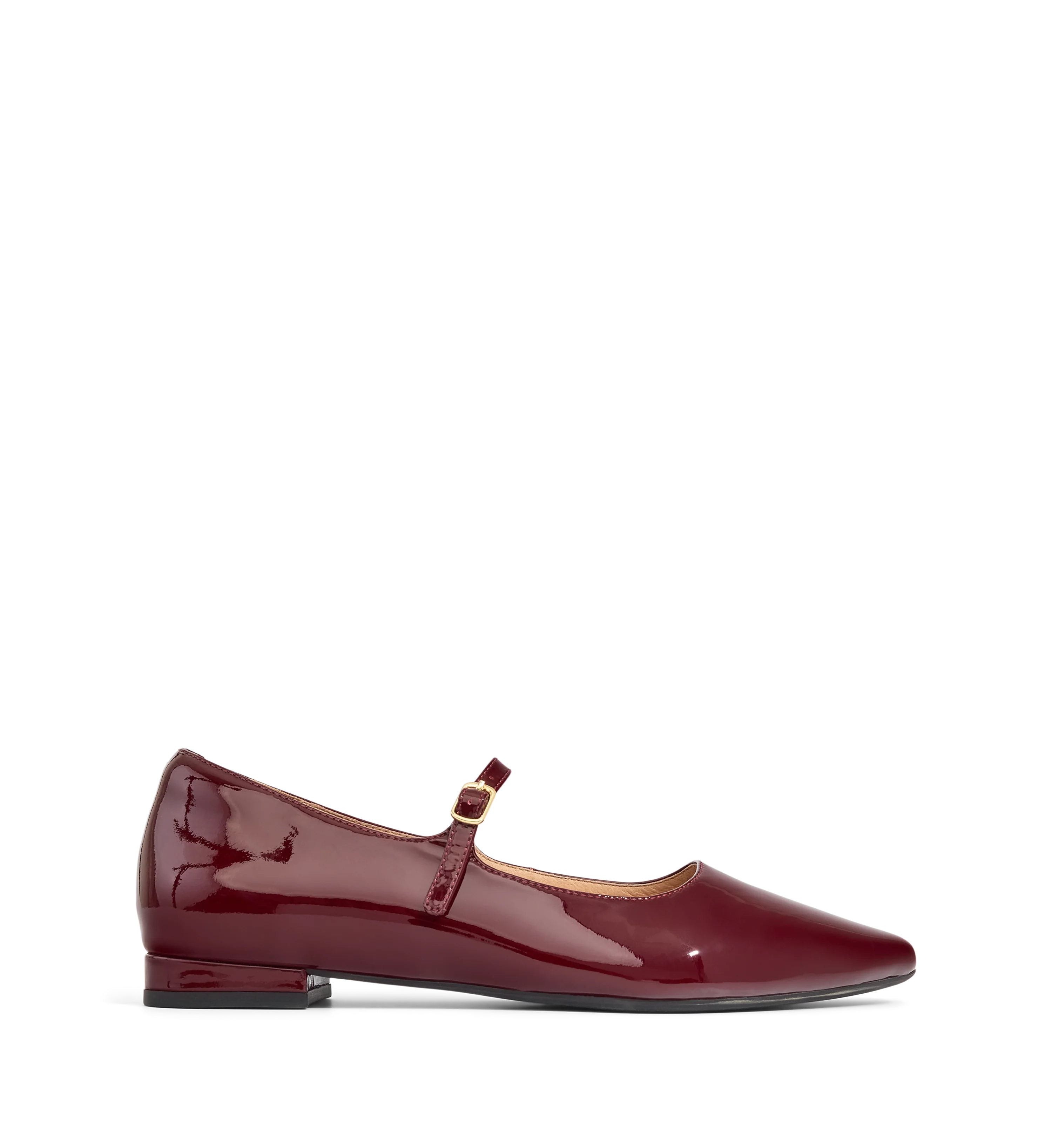 Inca 2 Merlot Patent Leather Ballet Flats