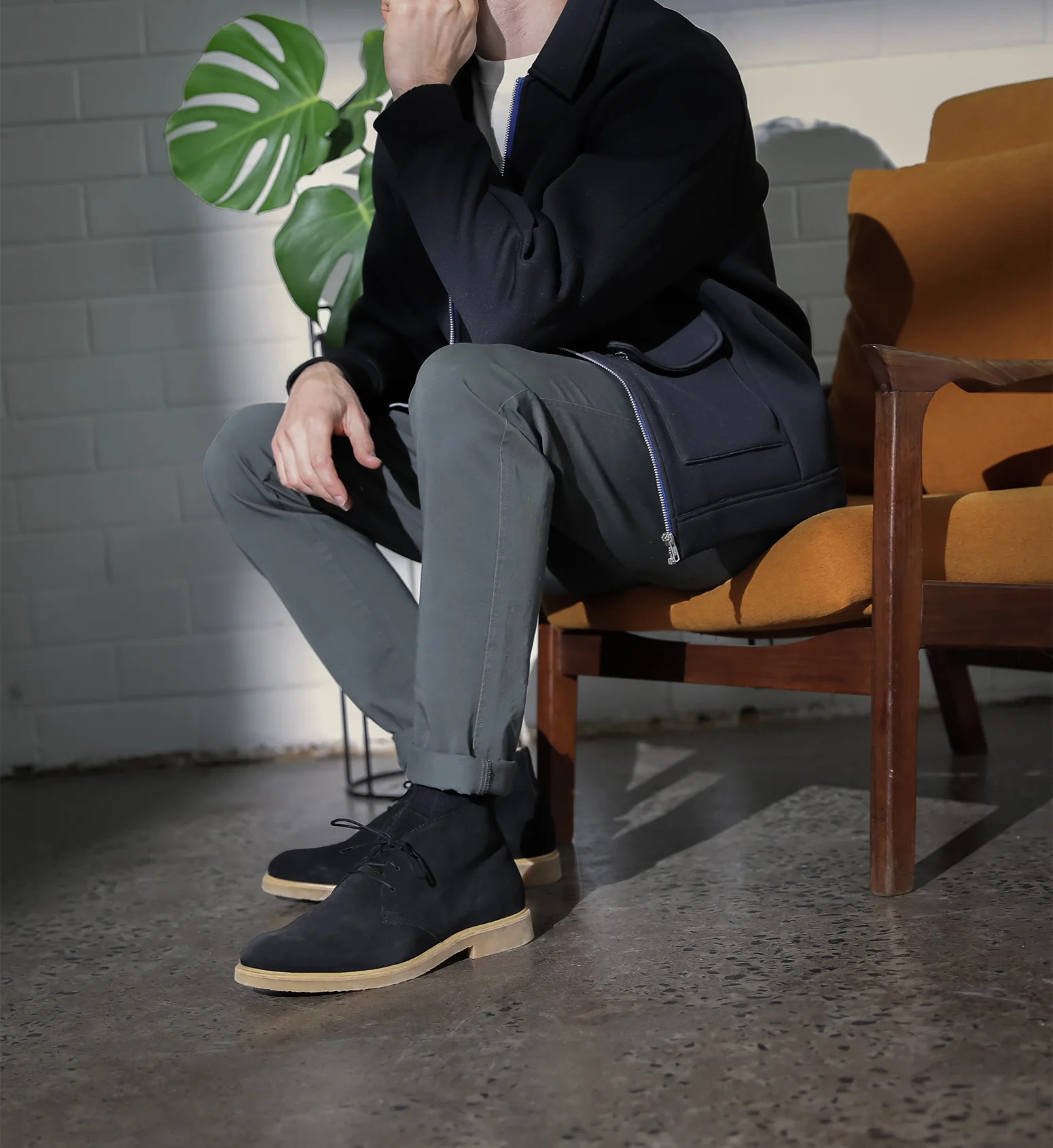 Radon Black Suede Boots