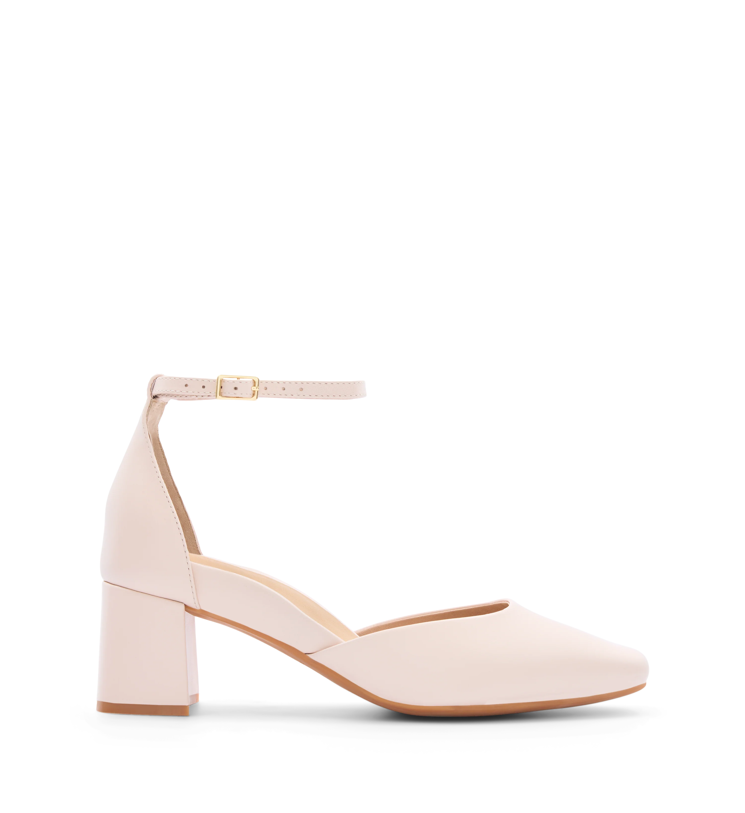 Gavilan Blush Leather Low Heels
