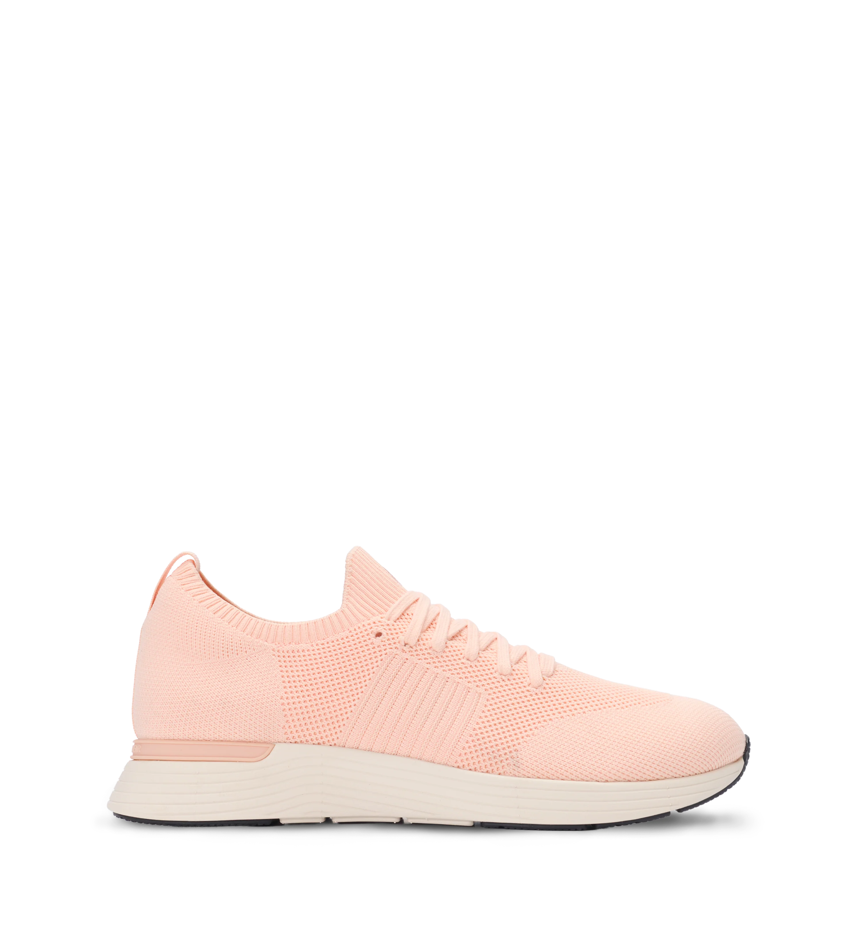 Jinzo Peach Pink Knit Sneakers