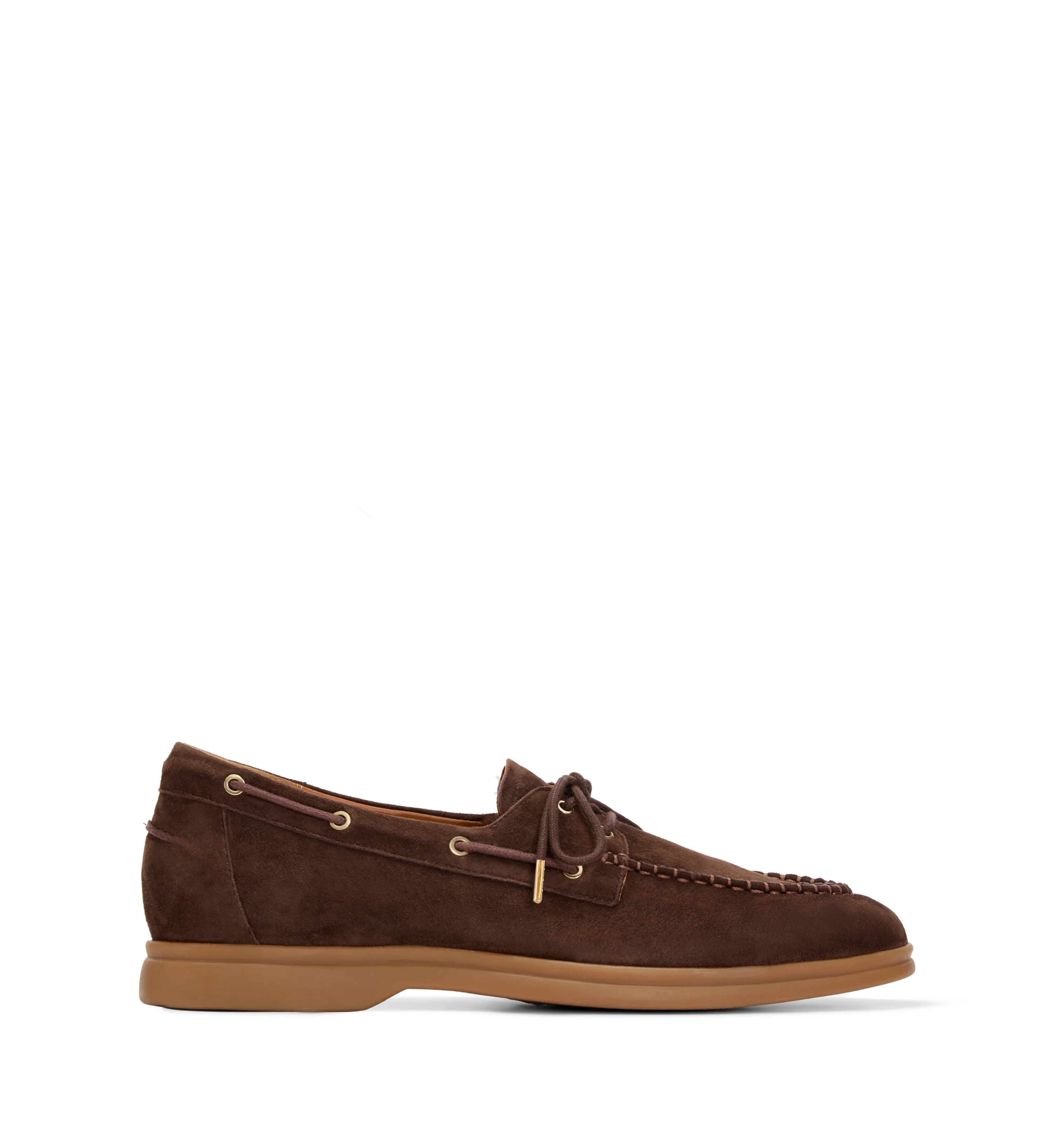 Tringa Chocolate Brown Suede Casual Flats