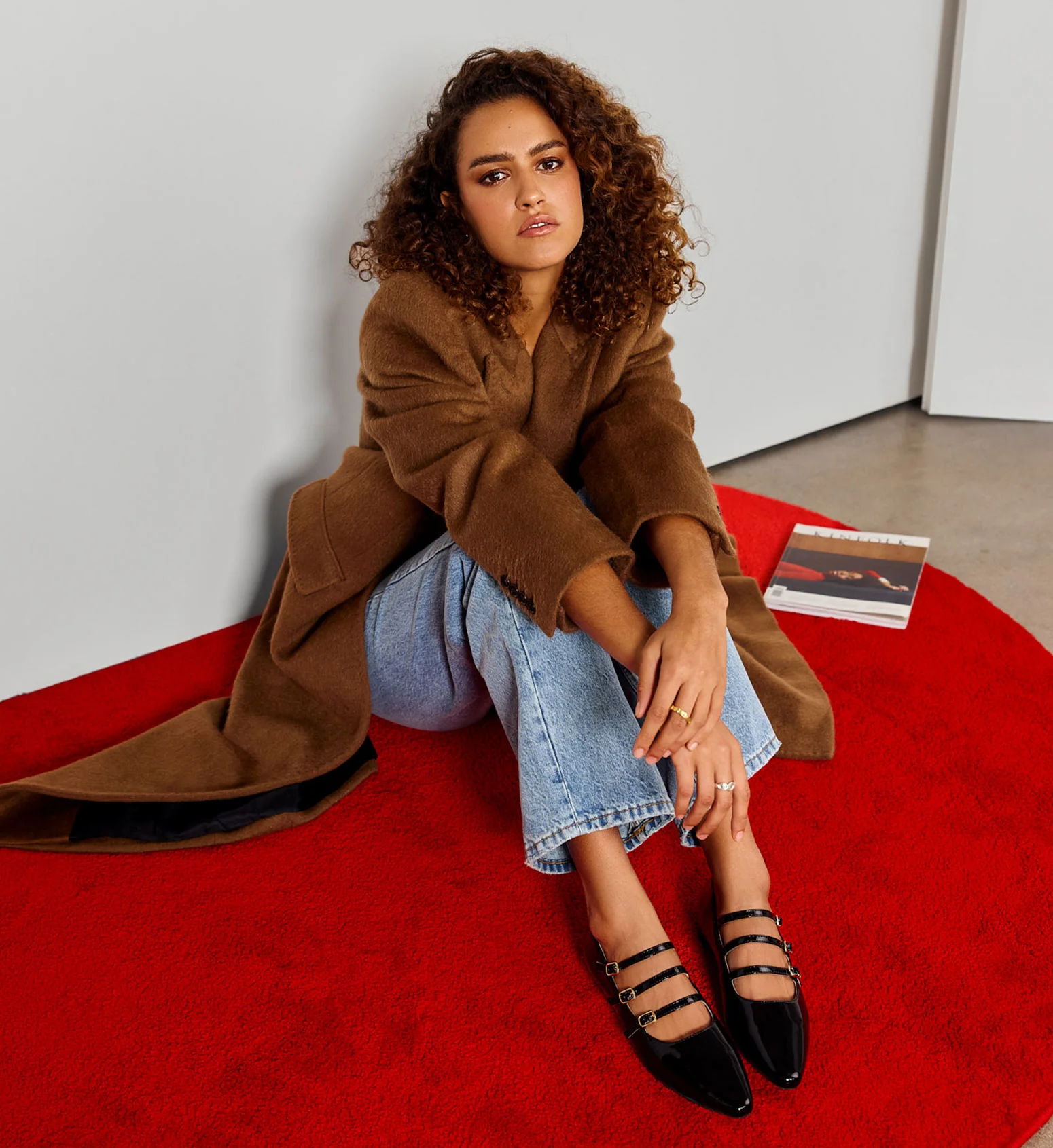 Partridge 2 Black Patent Leather Ballet Flats