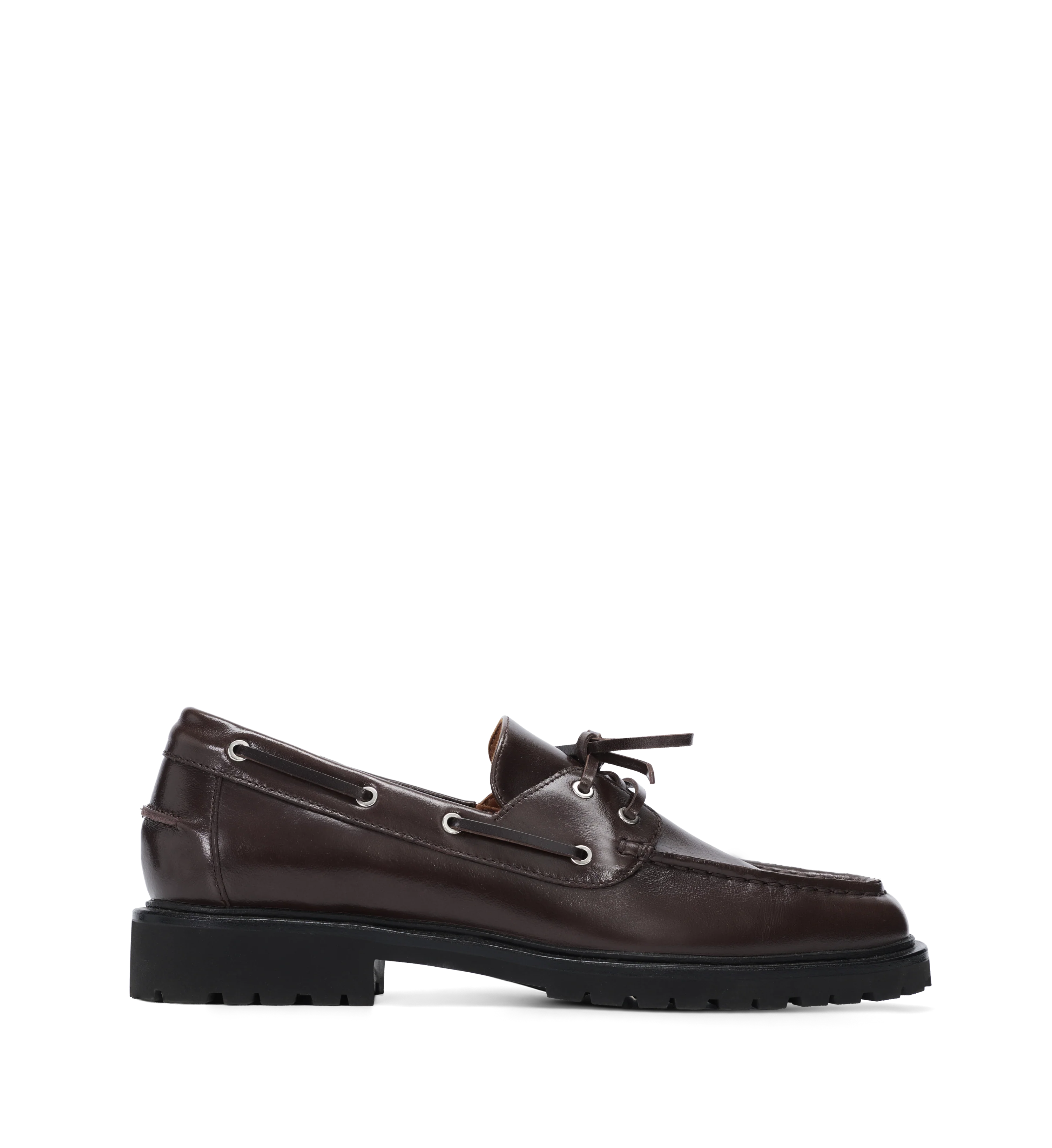Tattler Chocolate Brown Leather Loafers