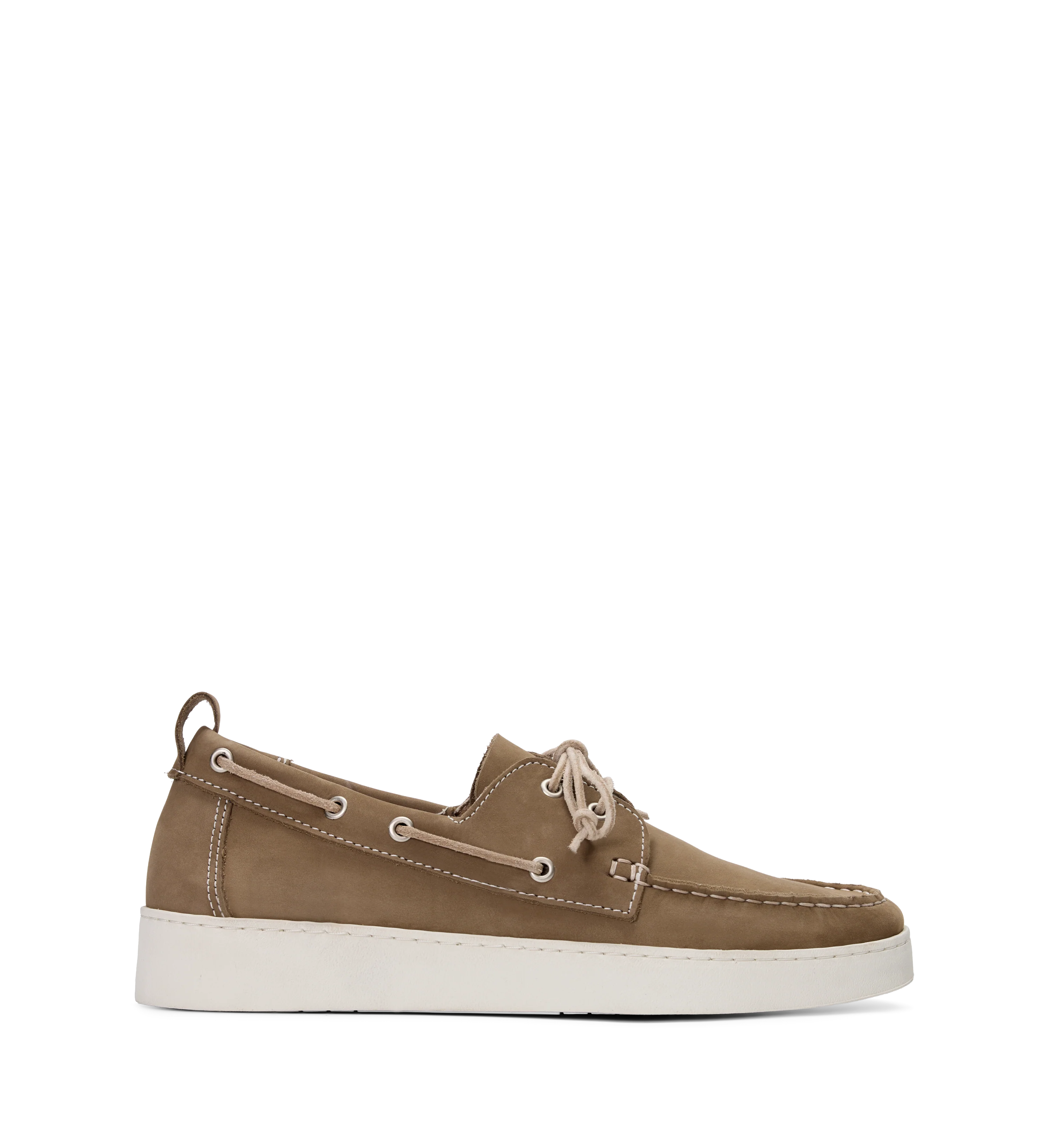 Silicon Olive Green Nubuck Men's Casual Shoes