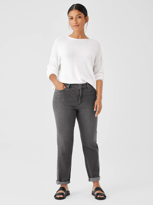 Organic Cotton Stretch Slim Jean | eileen fisher outlet