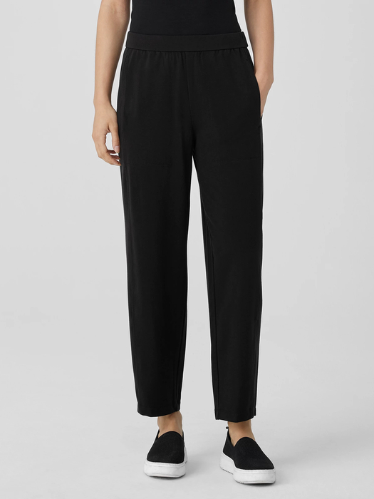 Pima Cotton Stretch Jersey Lantern Pant | eileen fisher