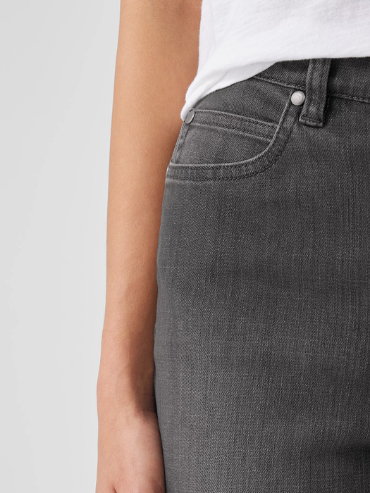 Organic Cotton Stretch Slim Jean | eileen fisher outlet