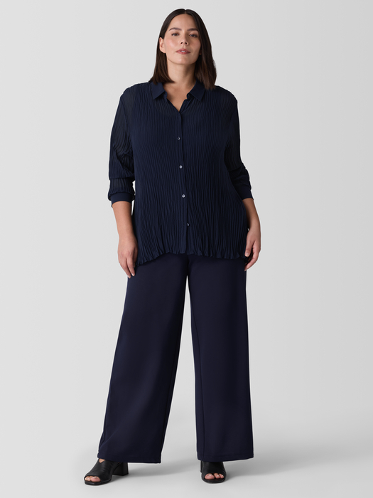 Washable Flex Ponte Wide Trouser Pant | eileen fisher outlet
