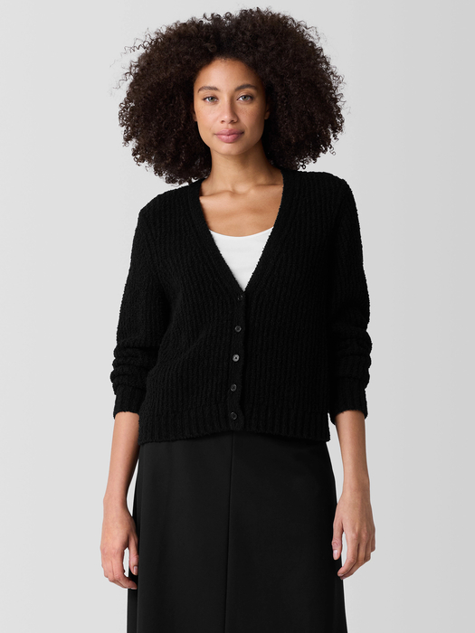 Cotton Fluff Cardigan | eileen fisher outlet