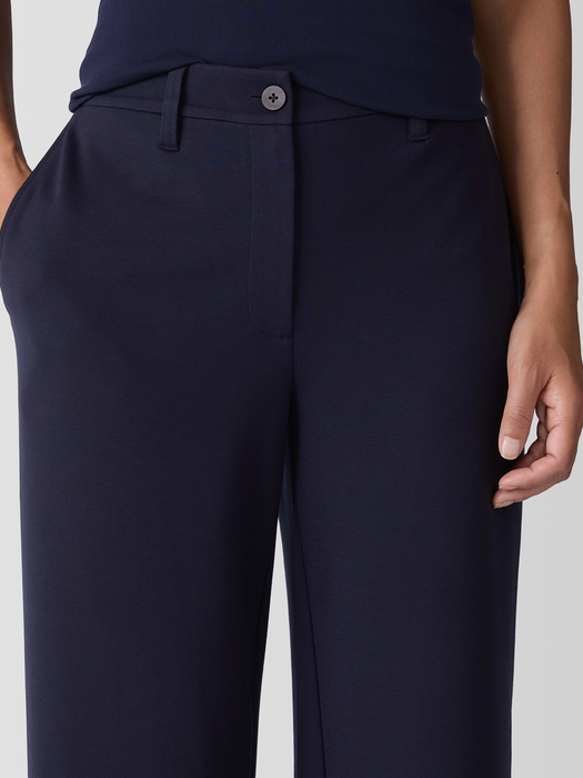 Washable Flex Ponte Wide Trouser Pant | eileen fisher outlet