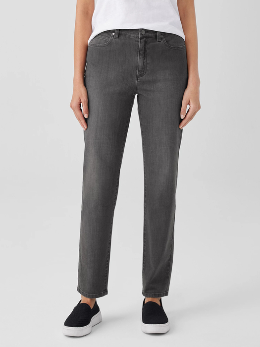 Organic Cotton Stretch Slim Jean | eileen fisher outlet