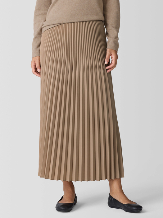 Woven Wool Silk A-Line Skirt | eileen fisher outlet
