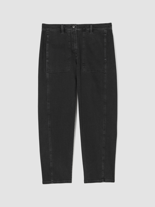Cotton Stretch DenimLantern Jean | eileen fisher outlet