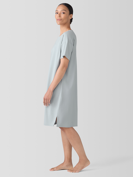 Organic Cotton Interlock Sleep Dress | eileen fisher outlet