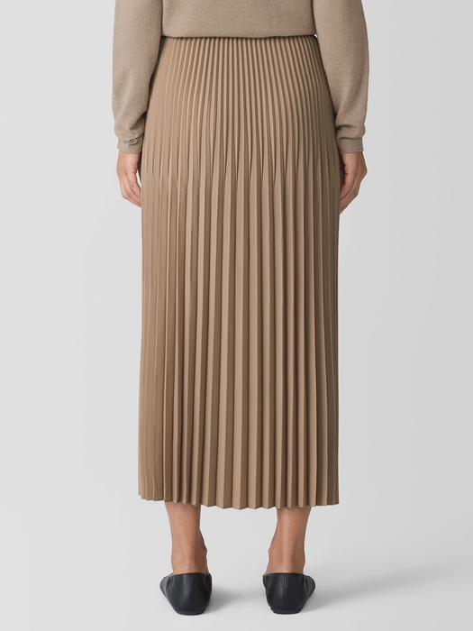 Woven Wool Silk A-Line Skirt | eileen fisher outlet