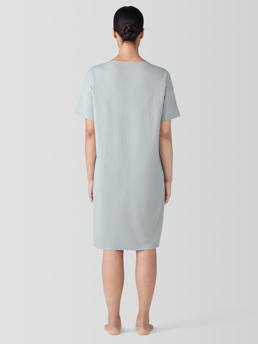 Organic Cotton Interlock Sleep Dress | eileen fisher outlet