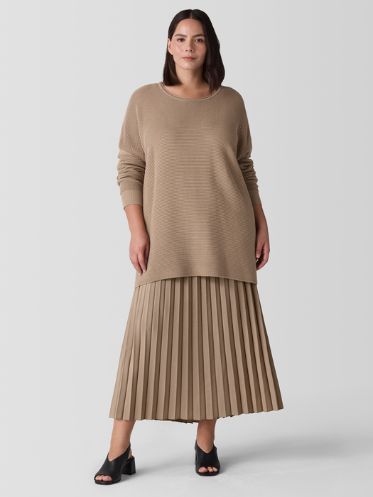 Woven Wool Silk A-Line Skirt | eileen fisher outlet
