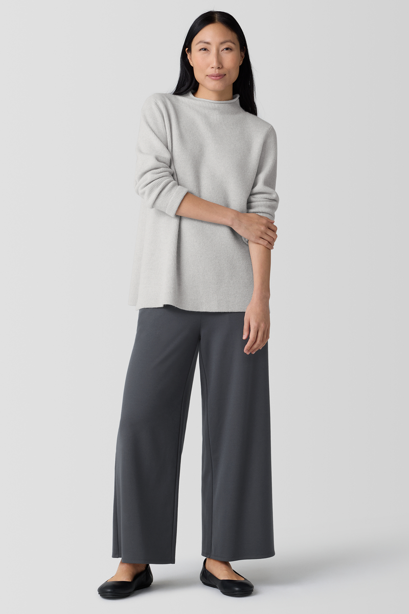 Cotton Fluff Crew Neck Vest | eileen fisher outlet