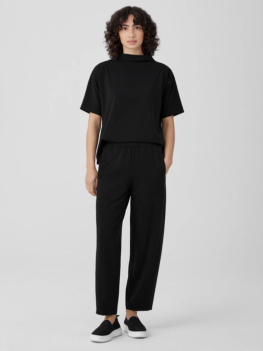 Pima Cotton Stretch Jersey Lantern Pant | eileen fisher