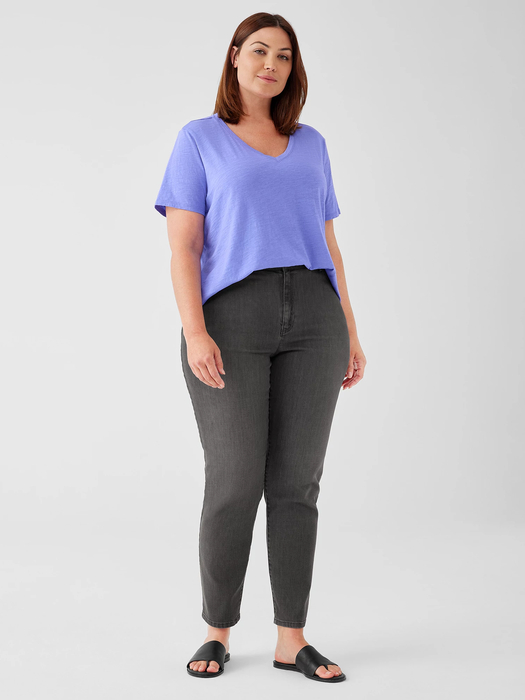 Organic Cotton Stretch Slim Jean | eileen fisher outlet