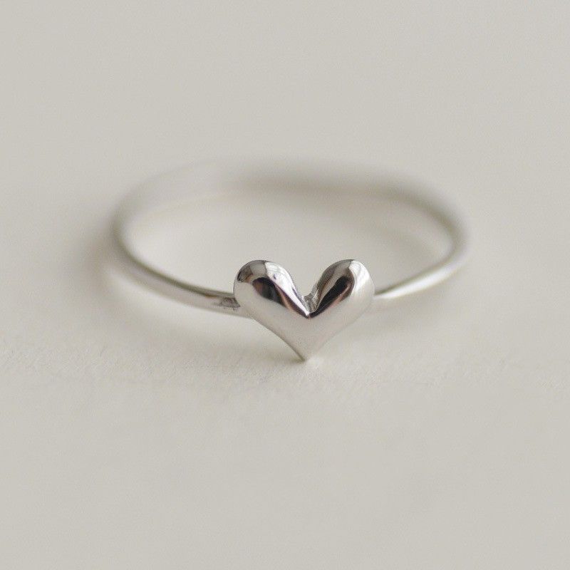 Glatte und Fürsorge Index Finger Ring für Frauen