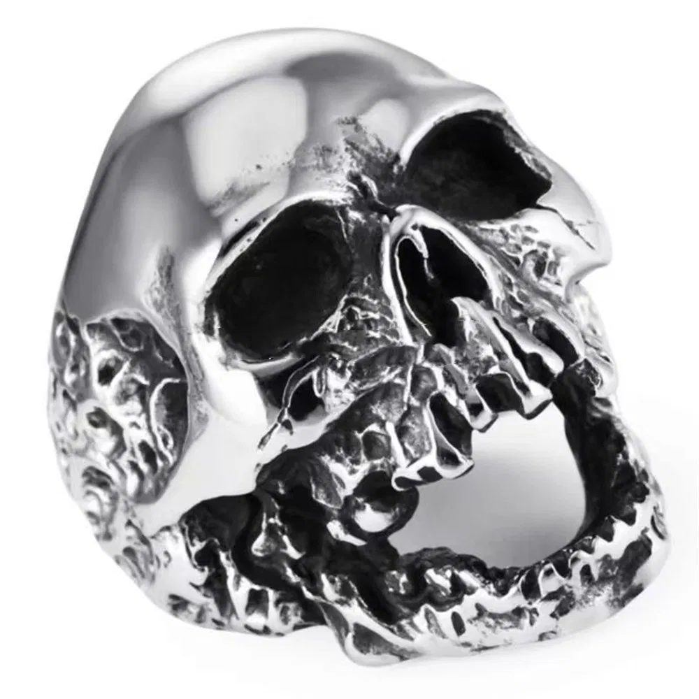 Retro Punk-Stil übertrieben Männer Edelstahl Ring