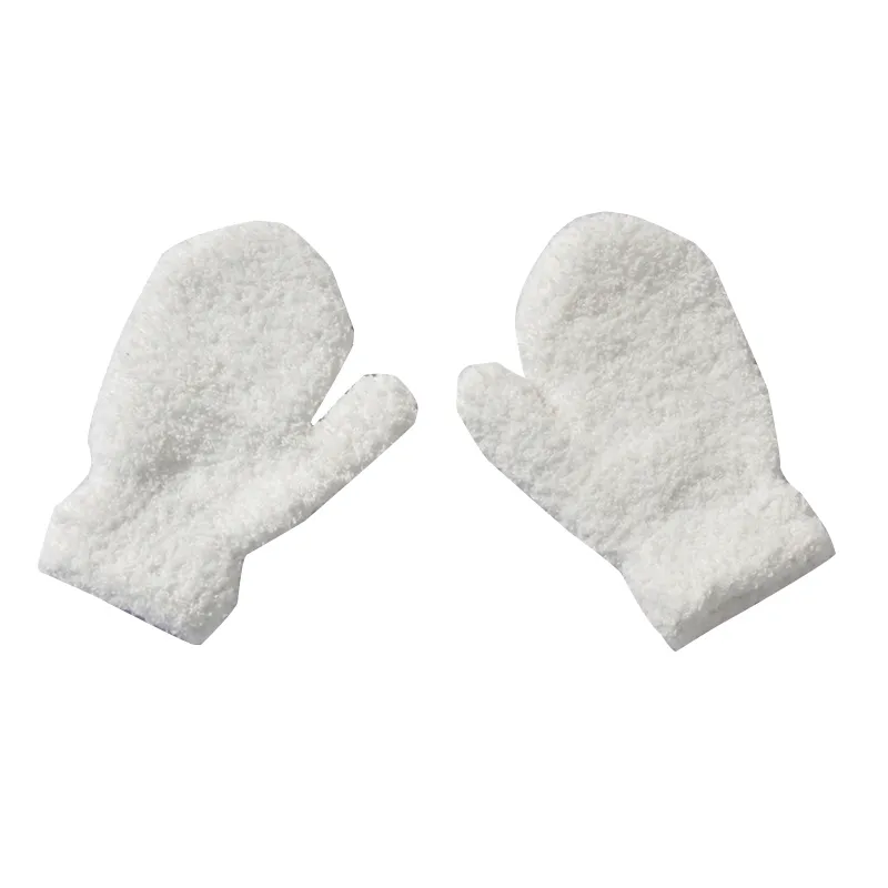 Warme Plüsch dicke warme Baby Handschuhe Winter Plus Samt Mittens Kinder Kid Coral Fleece Full Finger Handschuhe für 1 - 4Y Kinder Handschuhe