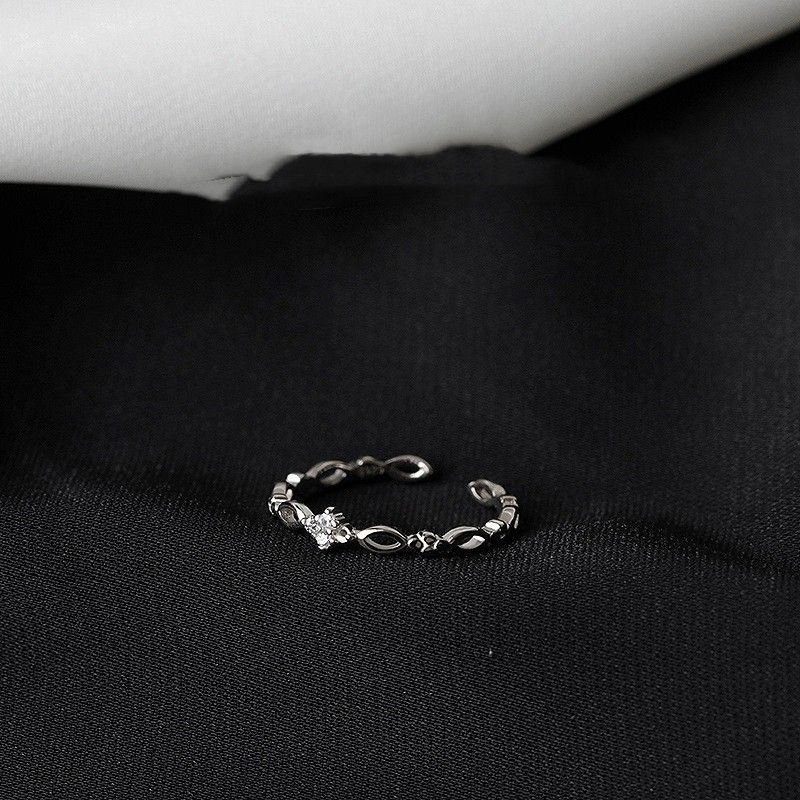 95 Sterling Silber Mode Persönlichkeit Ring weiblich