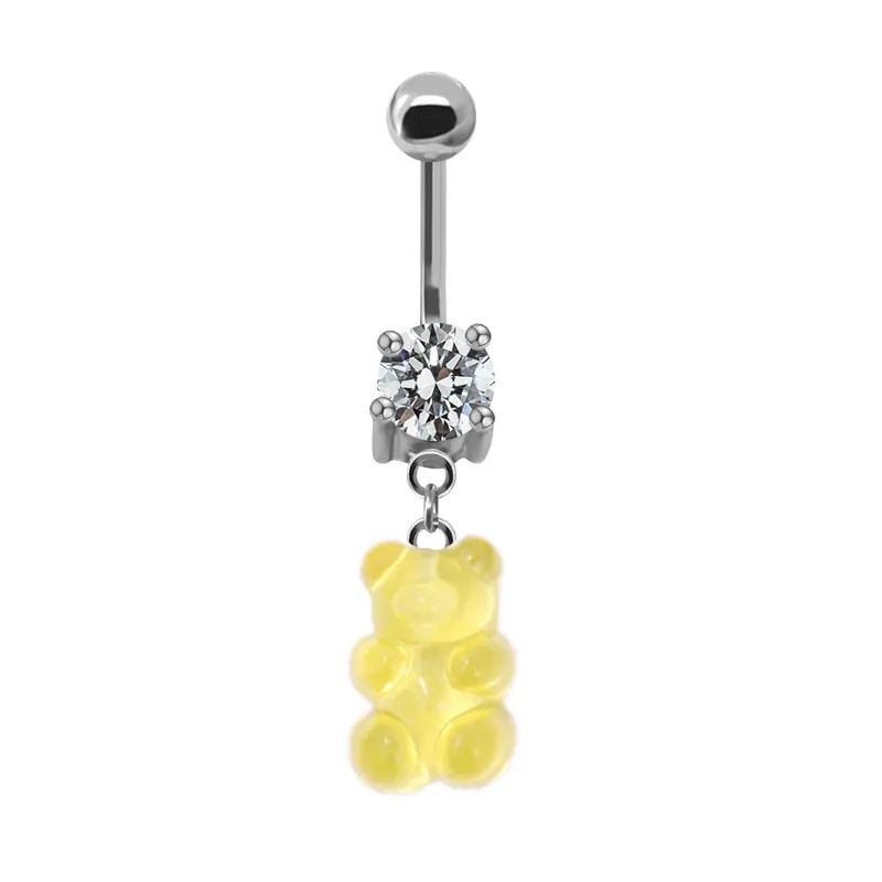 Bär Bauch Tier Navel Ring menschlicher Körper Piercing Zubehör