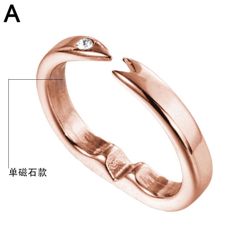 Magnetische offene Ring Anti-Schnarchen Magnet Paar Ringe