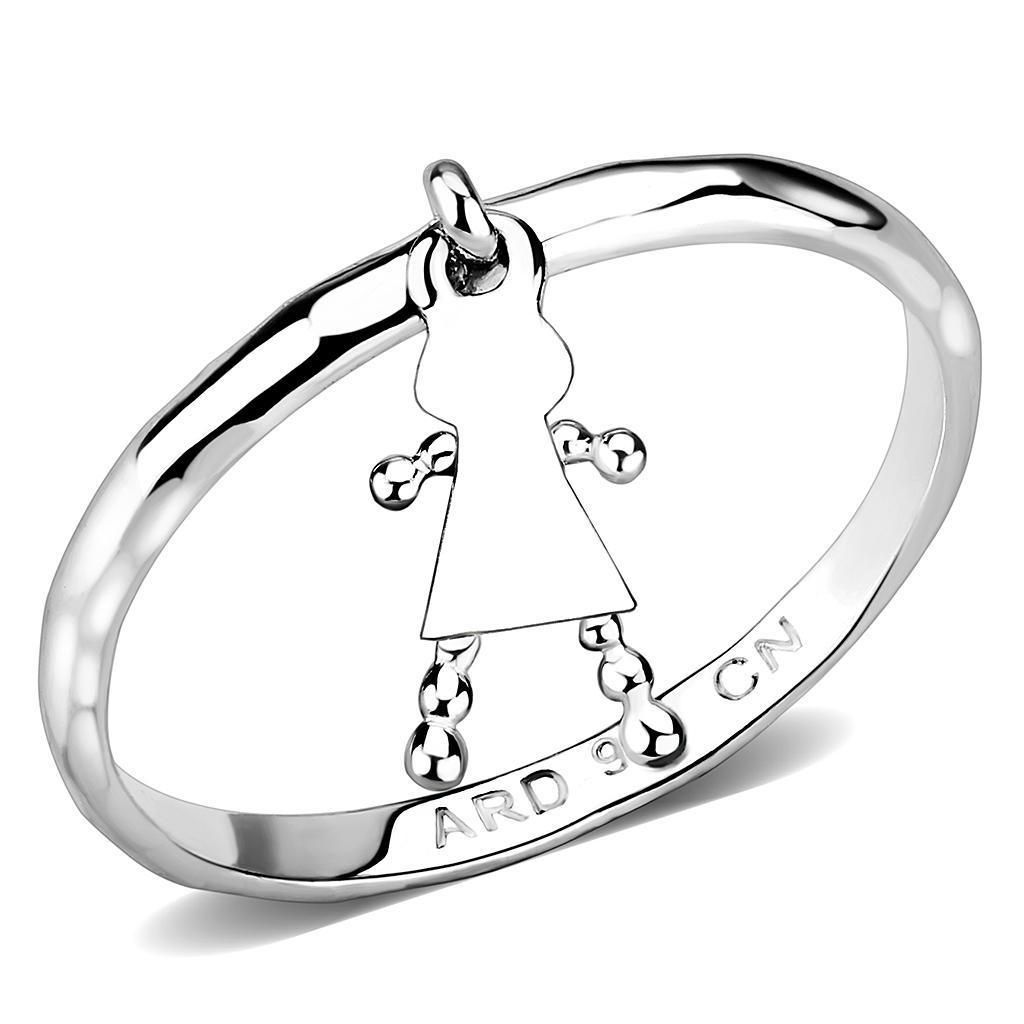 LOS327 - Silber 925 Sterling Silber Ring ohne Stein