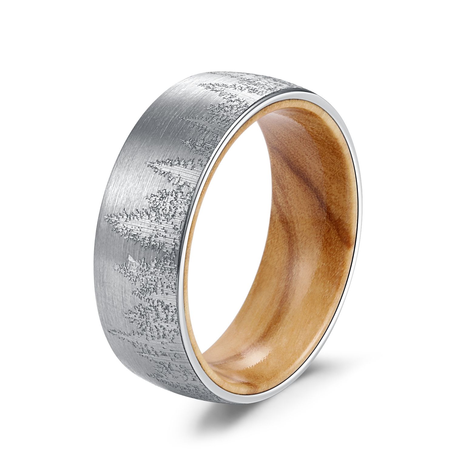 Forstministerium populäres Wolfram-Stahl - Ring-Laser - Waldmuster