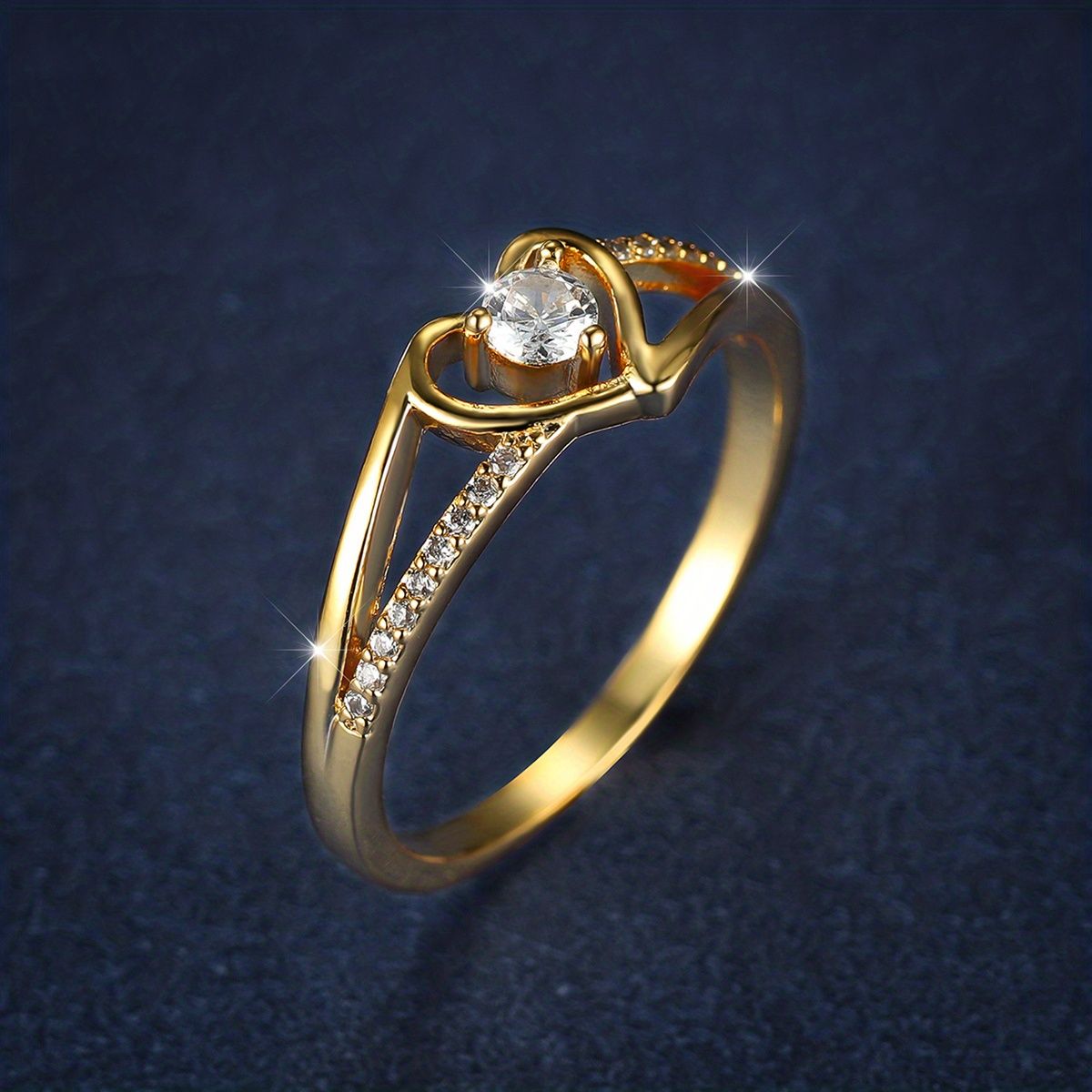 Hollow Out Simple Temperament täglich All-Match Ring weiblich