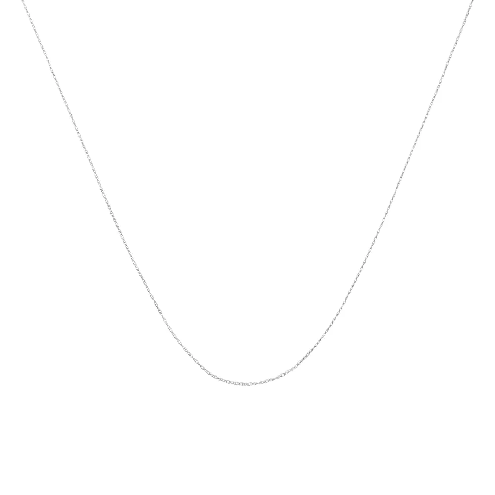 10 Karat Gold 0,5 mm Schlanke & Dainty Fine Rope Chain Kette