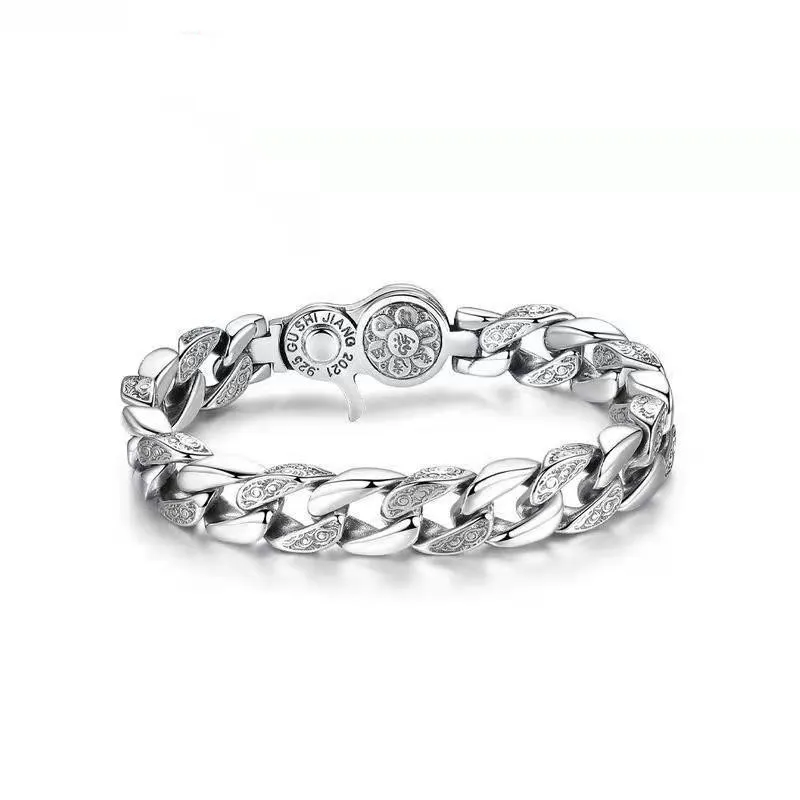 Drehbares reines Sechs-Zeichen - Mantra-Armband für Männer
