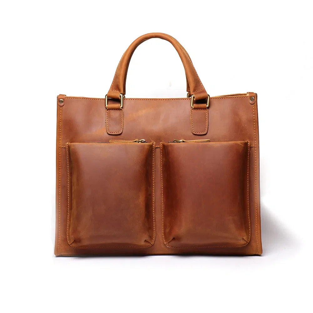 Das Dagmar Leather Briefcase| Vintage Leder Messenger Tasche