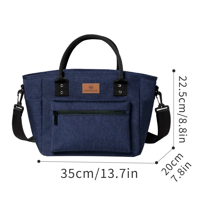 Langlebige thermische Snacks Organizer Isoliert Weit-Off - Getränke Halter Mittagessen Tasche Arbeit Strand Angeln Männer Erwachsene gemacht Polyester