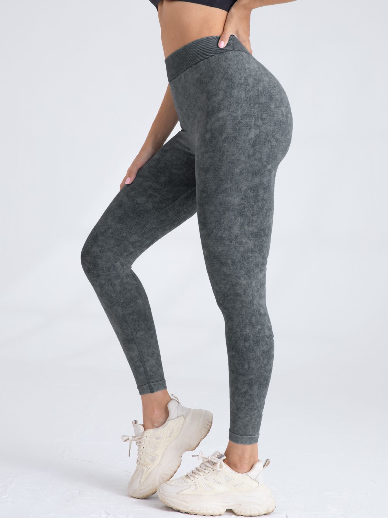 3 Pack V-Back Scrunch Butt Workout Leggings, Frauen nahtlose Gym Yoga Leggings High Waist Active Yoga Pants, Yoga Leggings High Waist Active Yoga Pants