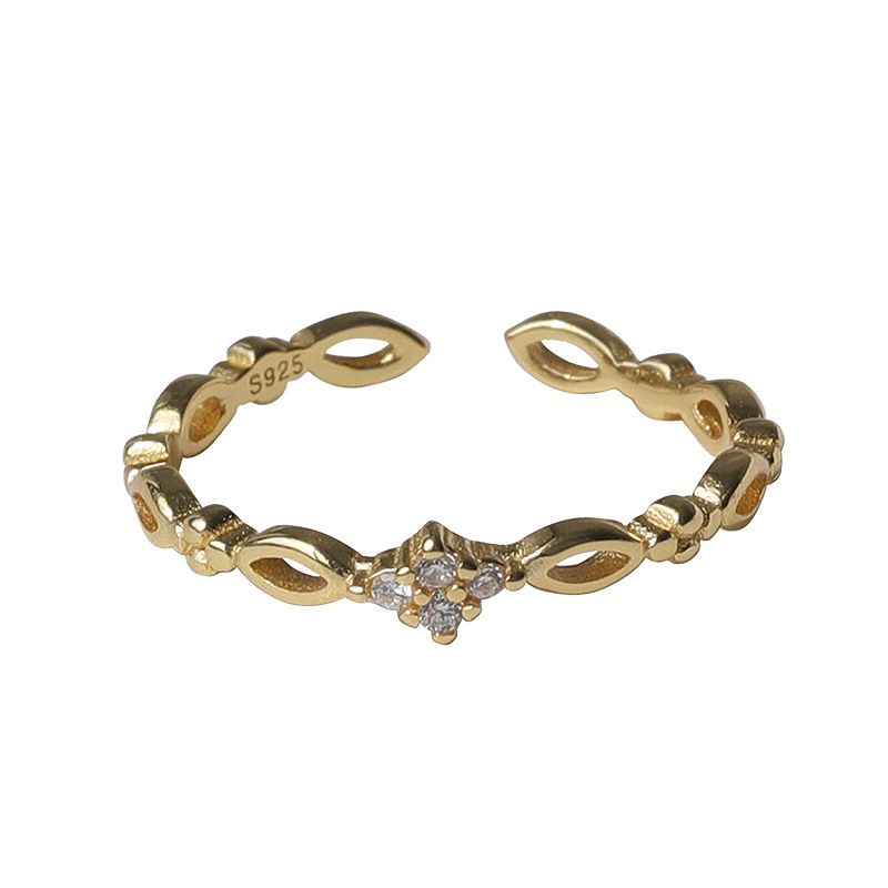 95 Sterling Silber Mode Persönlichkeit Ring weiblich
