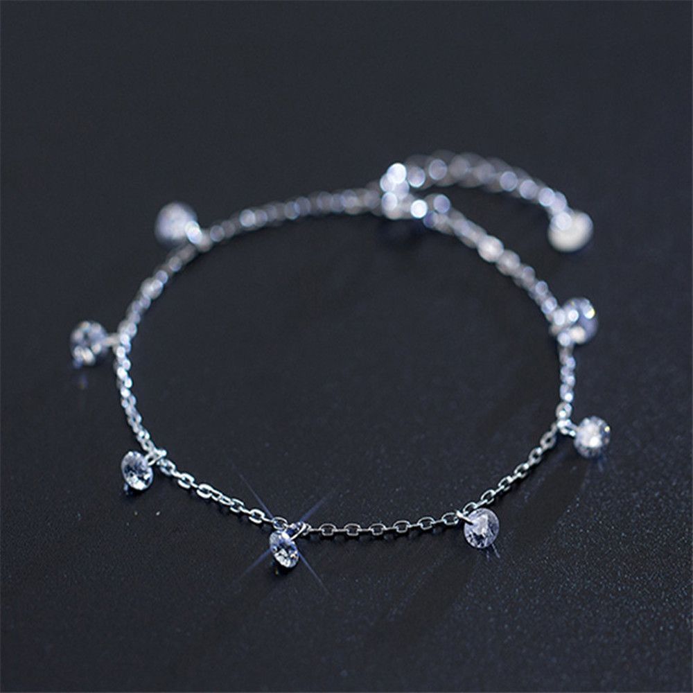 Mädchen süße und modische Silber Rhinestone Armband