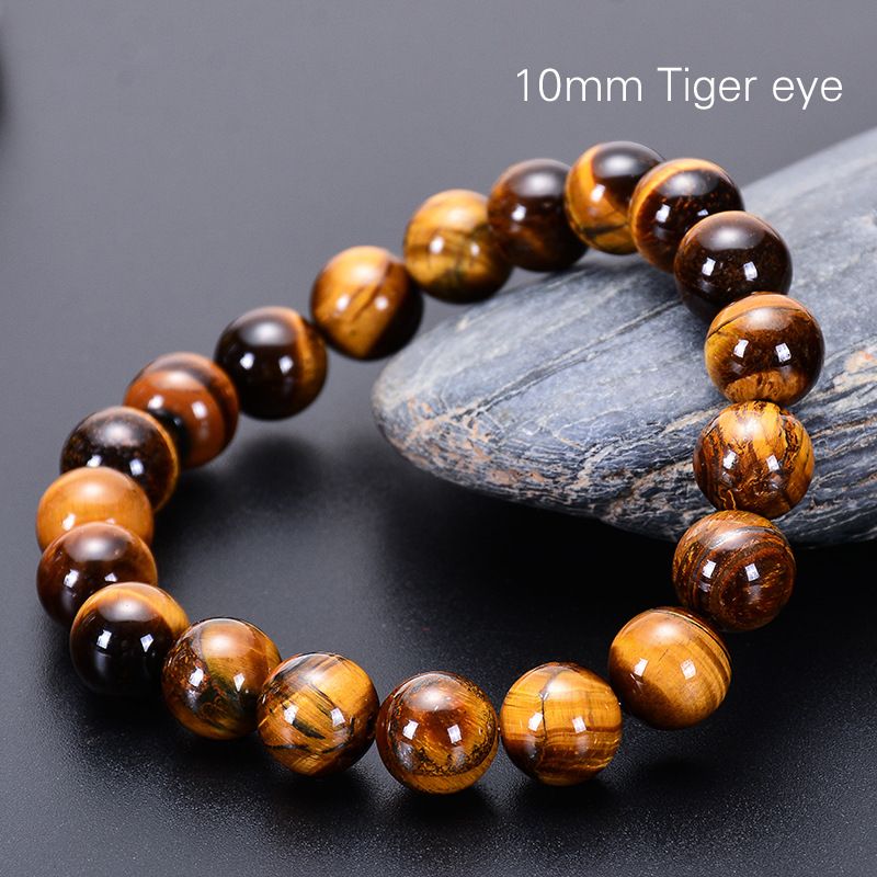 Natürliche Grade A Gelbe Tiger 's Eye Yoga Energie Armband