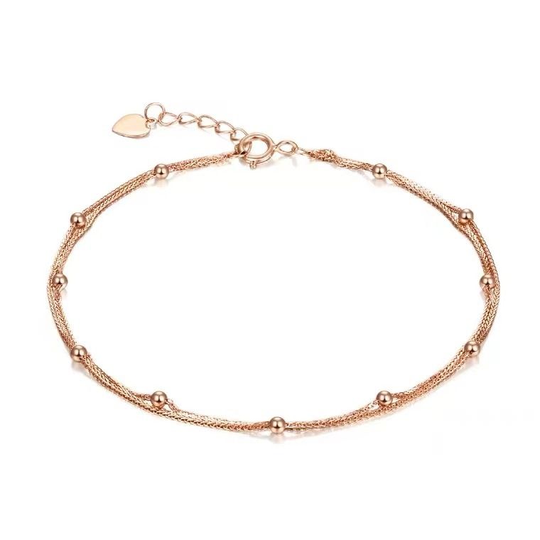 18 Karat Gold Doppelschicht Pearl Star Armband