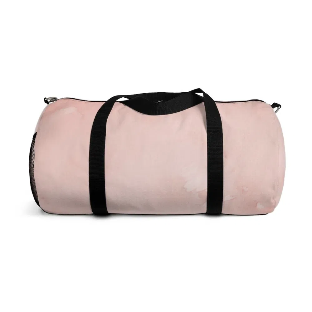 Duffel Taschen, Peach Marble Graphic Style Duffel Bag