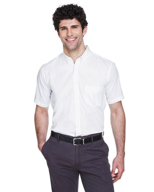 CORE365 88194 Optimum Kurzärme Twill Shirt für Herren