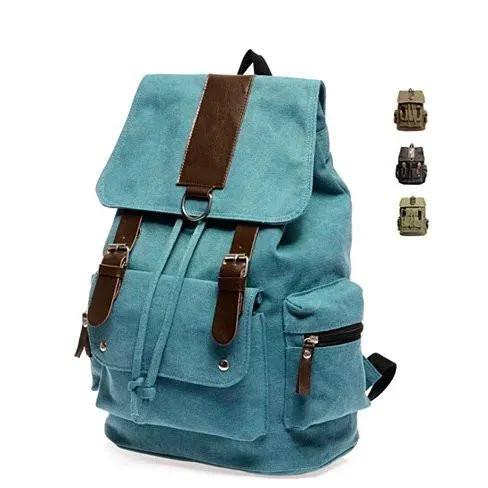 Zurück zum Campus Canvas Backpack - 4 Farben!