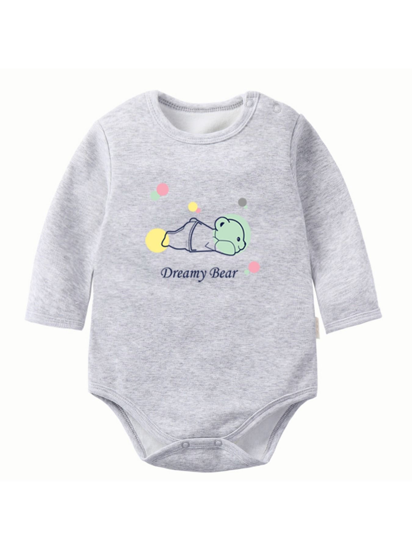 Fleece Verdickten Baby Jumpsuit für Herbst und Winter Wärme