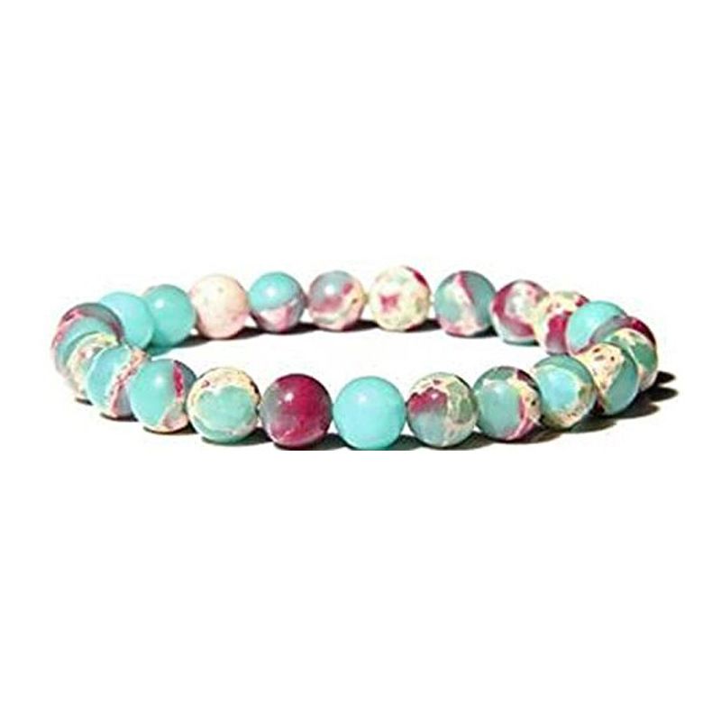 Natürliche Tiger Auge vulkanische Felsen Agate Perlen Armband